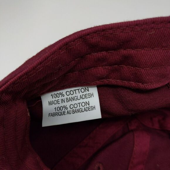 Lemon Creek Winery Slideback Hat Red Adjustable Embroidered Logo Grapes - Picture 11 of 11